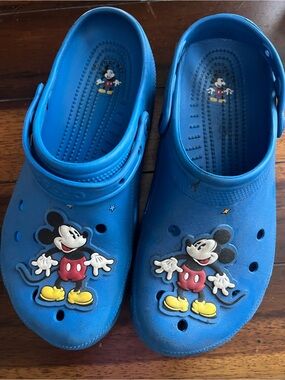 CROCS Blue Mens Mickey Mouse